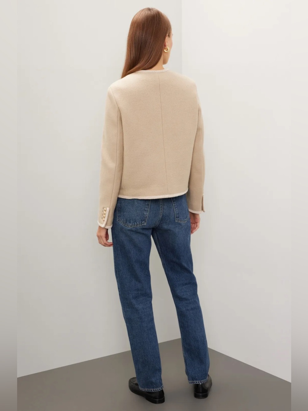 *Flawed RTR Dunst Beige Tweed Boucle Jacket (0444) - Picture 2 of 13